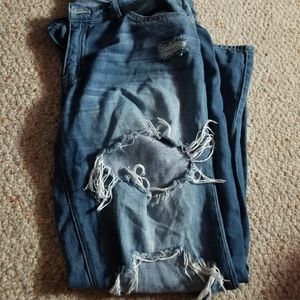 KanCan Sandra Destroyed Boyfriend Cut Jeans